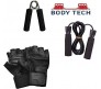 Body Tech 30kg Pvc Home Gym Set With 20 In 1 Exercise Bench.